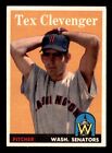1958 Topps Baseball #31 Tex Clavenger NM *e1