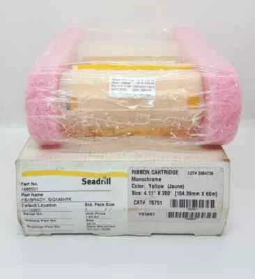 BRADY 76751 CARTUCHO DE FITA AMARELO GLOBALMARK MONOCROMÁTICO 4,11 X 200 - Imagem 1 de 4