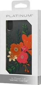 Platinum - Hardshell Clear Case for Apple iPhone X and XS - Clear Floral - Picture 1 of 4