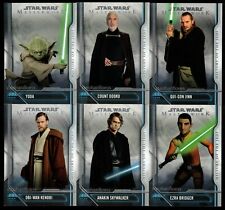 2018 Star Wars Masterwork History of the Jedi You Pick the Card Finish Your Set