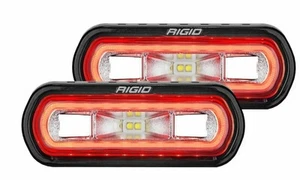 Par de esparcidores todoterreno Rigid Industries 53122 serie SR-L rojo halo - Imagen 1 de 5