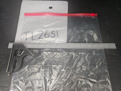 STARRETT #4R GRAD 18" RULER W/COMBINATION SQUARE USA (TL2651) - Image 1 of 4