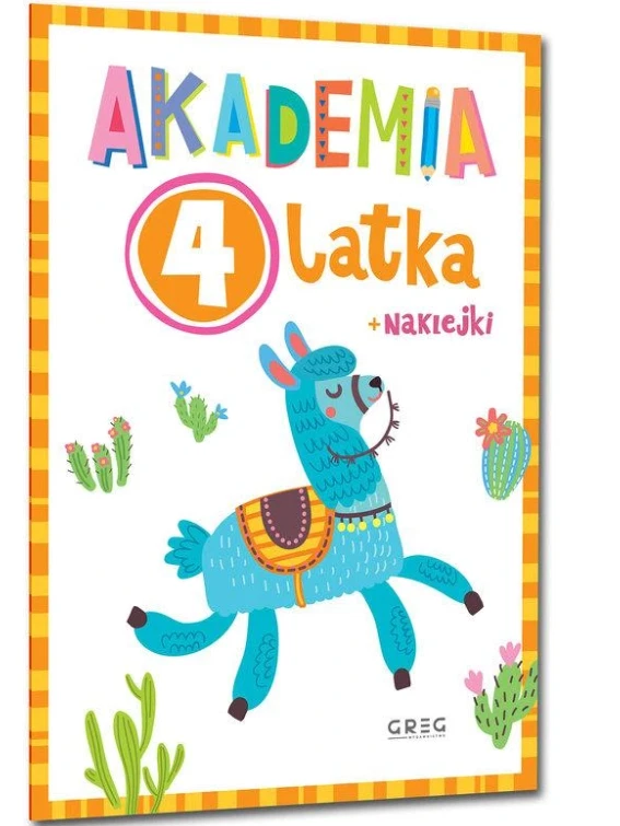 Akademia 4-latka Mój pierwszy elementarz z naklejkami dla dzieci 4 lata Greg - Image 1 of 1
