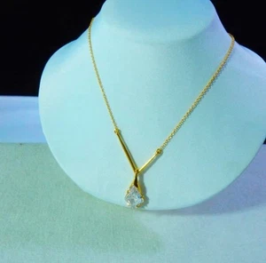 ALEXIS BITTAR Miss Havisham Liquid Crystal Y Pendant Necklace. New. Very pretty. - Picture 1 of 5
