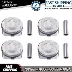 Engine Piston & Piston Pin Kit for 12-17 Hyundai Accent Kia Rio Soul 1.6L DOHC - Picture 1 of 24