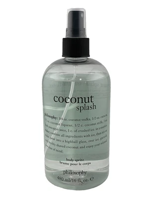 Philosophy COCONUT SPLASH Body Spritz 16 oz New+Sprayer - Image 1 of 2