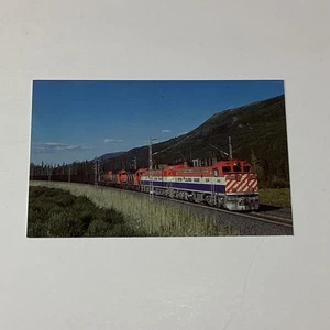 Postal litográfica locomotora eléctrica ferroviaria de Columbia Británica por JBC Visuals - Imagen 1 de 2