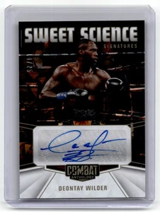 2025 Panini Combat Anthology #SW-DWL Deontay Wilder Autograph #/25 - Picture 1 of 2