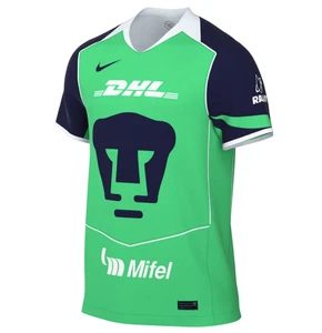 Camiseta Nike Pumas UNAM 2025 - 26 Third - Verde Shock/Azul Vacío/Blanco - Imagen 1 de 7