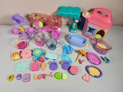 Hasbro Littlest Pet Shop LPS Furniture Accessories Replacement Parts Lot - Image 1 of 4