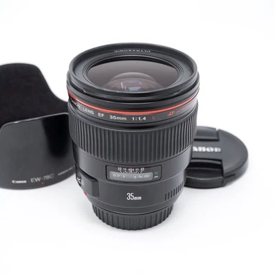 Canon EF 35mm f/1.4 L USM Prime Lens - Very Good Condition - Image 1 of 4