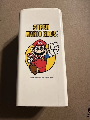 Vintage Nintendo Super Mario Bros Brothers 1989 Dixie Cup Dispenser NES - Image 1 of 4