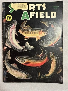 Sports Afield, Famous Trout Cover, März 1940 - Bild 1 von 18