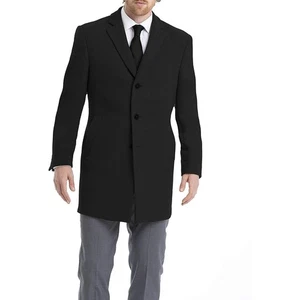 Calvin Klein Prosper Wool-Blend Slim Fit Overcoat Size 42R New with Tags - Picture 1 of 7