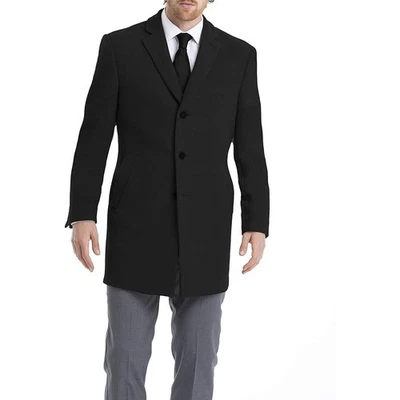 Calvin Klein Prosper Wool-Blend Slim Fit Overcoat Size 42R New with Tags - Image 1 of 4