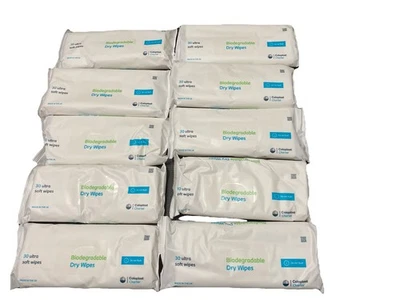 Coloplast Charter Hygienic Dry Wipes X 10 - Image 1 of 3