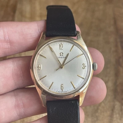 Omega Calibre 601 9K .375 Jumbo 36mm Men’s Manual Wind Watch - Omega 135.000 - Image 1 of 4