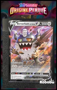 Pokemon Karte Galar Berserkatt V 129/196 EB11 Verlorener Ursprung 1 - Bild 1 von 3