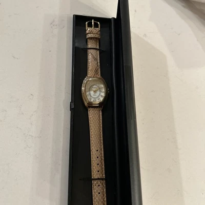 Reloj Mujer Gossip GSP546A Correa Cuero Reloj Tono Dorado Estuche Foto 1 de 4