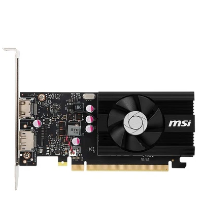 Tarjeta de gráficos OC de bajo perfil MSI NVIDIA GeForce GT 1030 4 GB DDR4 Foto 1 de 4