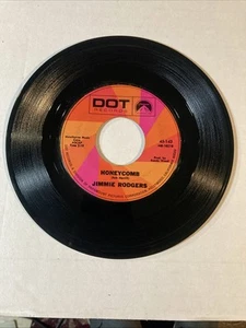 JIMMIE RODGERS ,kisses Sweeter Then Vine and Honeycomb 45rpm Vinyl - Picture 1 of 4