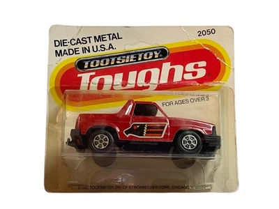 Camión de colección 1982 TOUGHS TootsieToy 2050 Subaru rojo Brat 4" coche fundido a presión LEER Foto 1 de 4