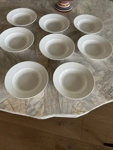 Kate Spade Wickford White Bowls Set Of 8 - Picture 1 of 6