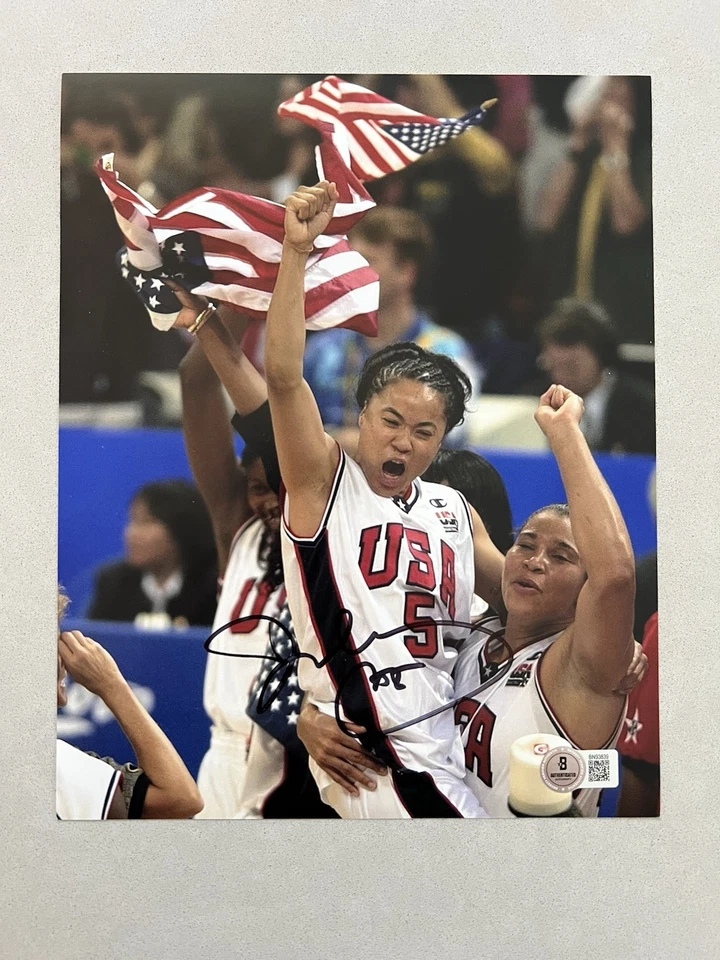 Dawn Staley autographed signed 8x10 photo Beckett BAS COA WNBA Olympic USA USC - Image 1 of 1