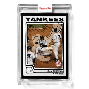 Gary Sheffield Topps Project 70 Joshua Vides #320 /748 2004 Design with Box - Picture 1 of 2