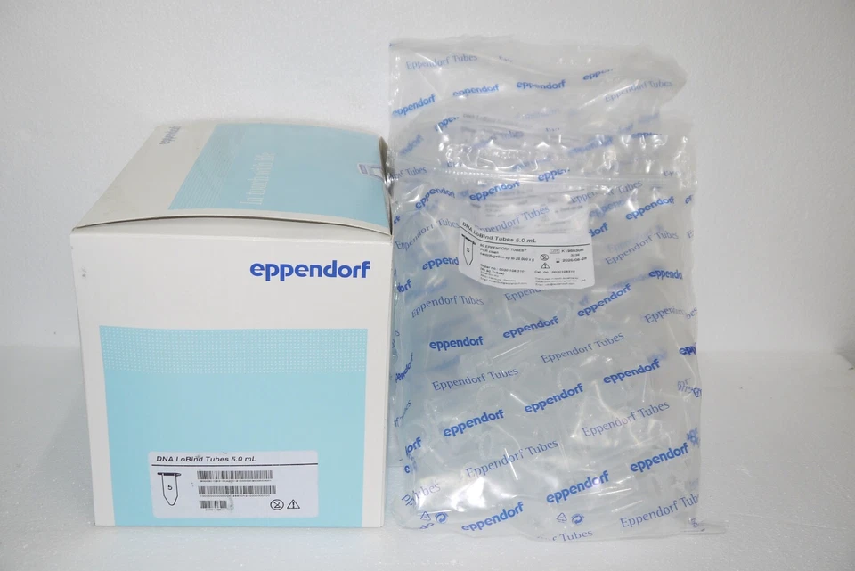 PACK OF 200 EPPENDORF DNA LoBIND TUBES 5.0 mL 0030108310