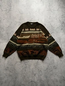 Suéter Jersey Tejido Lana Monello De Colección Años 90 Hecho en Italia Informal - Imagen 1 de 17