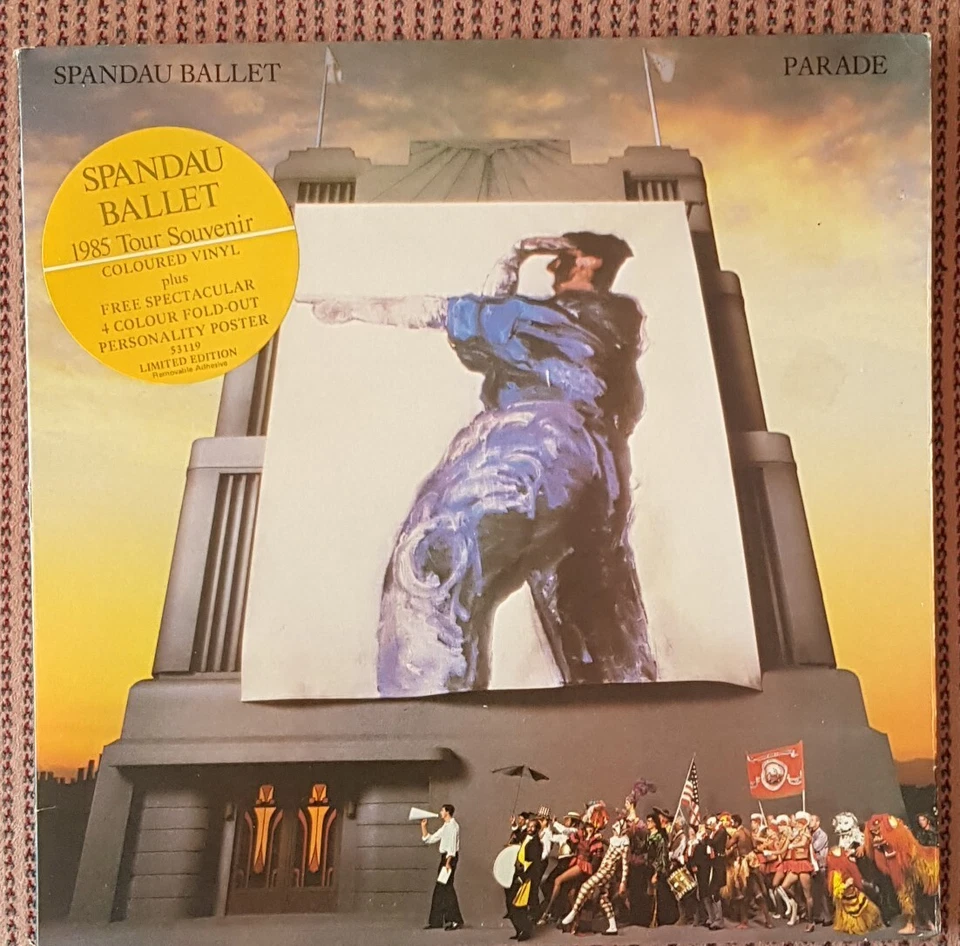 SPANDAU BALLET PARADE RARE LIMITED EDITION GOLD VINYL AUSTRALIA LP + POSTER - Image 1 of 4