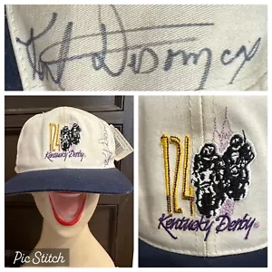 NWT 124th Kentucky Derby Churchill Down Snapback Hat Cap Signed Kent Desormeaux - Picture 1 of 18