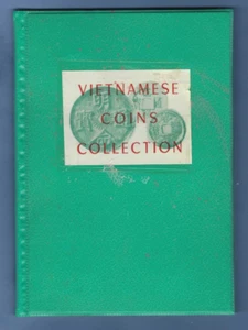 Libro de colección de monedas vietnamitas/indochinas vintage de 1802-1964 con 24 monedas - Imagen 1 de 6