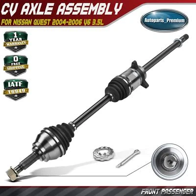 Conjunto de eje CV para Nissan Quest 2004-2006 4 velocidades transmisión automática delantera derecha Foto 1 de 4