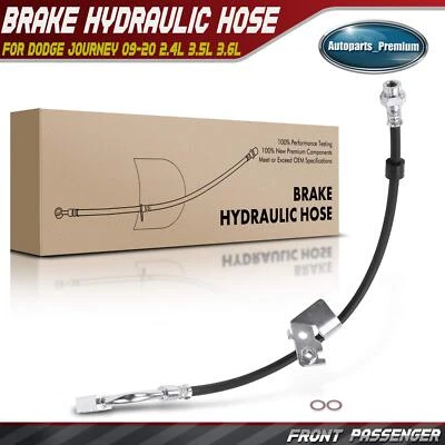 Manguera hidráulica de freno delantera derecha para Dodge Journey 2009-2020 L4 2,4 L V6 3,5 L 3,6 L Foto 1 de 4