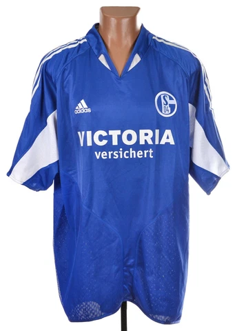 SCHALKE 04 2004/2005 HOME FOOTBALL SHIRT JERSEY ADIDAS SIZE XXL ADULT Cover