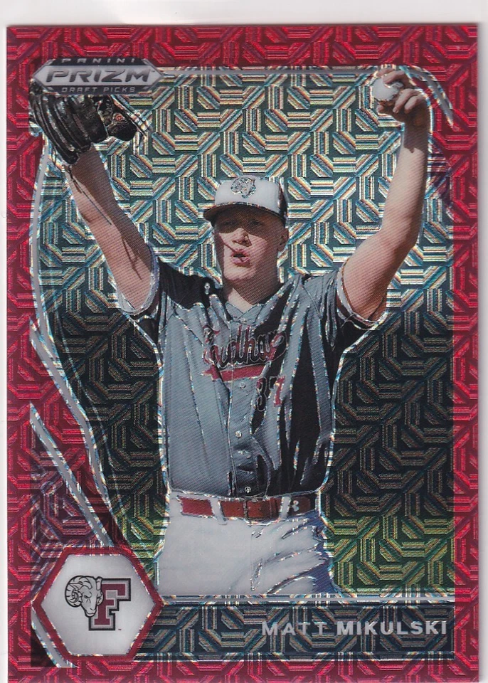 2021 Prizms Red Mojo RC Matt Mikulski Prizm Rookie Draft FR1012 - Image 1 of 1