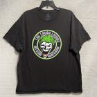 DC Joker Shirt Mens XL Black Crew Neck Short Sleeve Black Graphic Pullover