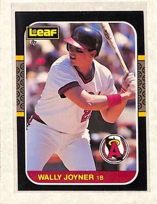 1987 Leaf  #252 Wally Joyner RC EX - Image 1 of 2