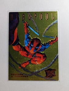 Fleer Ultra X-men (Fleer, 1995) DEADPOOL Hunters and Stalkers GOLD FOIL Parallel