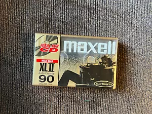 NEW - SEALED - Maxell XL-II 90-minute Blank Audio Cassette - New Old Stock - Picture 1 of 2