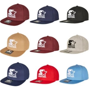 Starter Logo Snapback Baseball Cap Hat Visor Logo Patch Basic Style - Picture 1 of 51