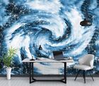 3D Blue Swirl I1502 Wallpaper Mural Self-adhesive Removable Sticker Coco