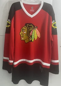 Chicago Blackhawks Trikot Herren Large rot Pullover Hockey NHL Logo Erwachsene gebraucht, in einwandfreiem Zustand - Bild 1 von 7