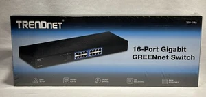 TRENDnet  (TEG-S16g) 16-Port Gigabit Rack-Mountable GREENnet Unmanaged Switch - Picture 1 of 6