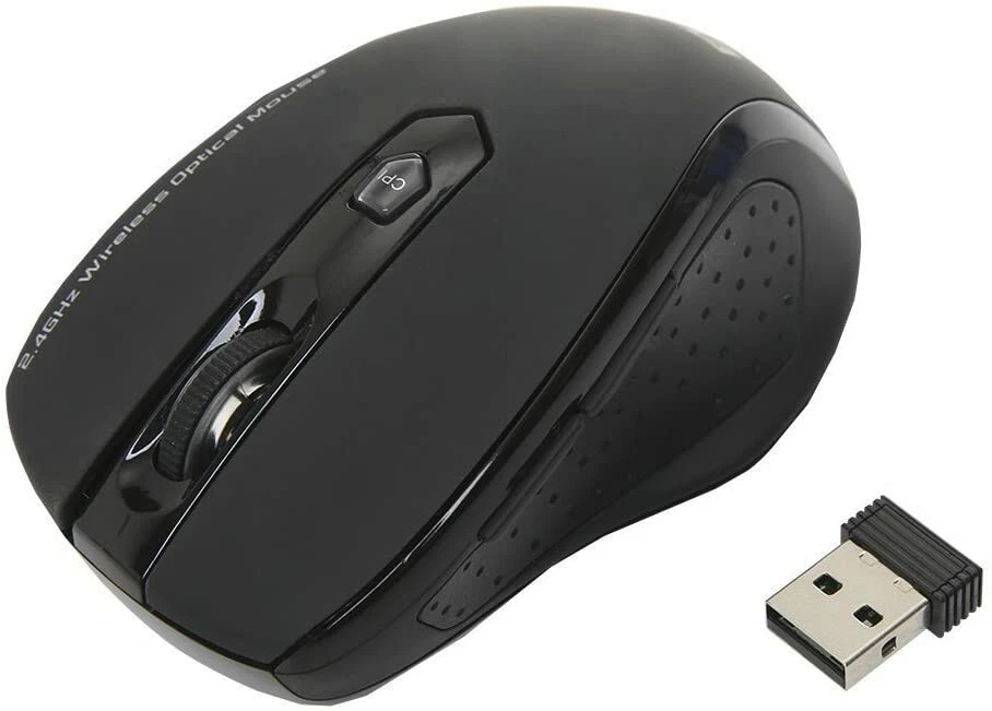 VicTsing 2.4GHz Wireless Cordless Optical Gaming Mouse Mice USB For PC Laptop UK - Image 1 of 4