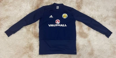 Scotland 2017 Football Shirt Adidas Long Sleeve Size M - Image 1 of 4