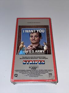 STRIPES FACTORY SEALED VHS 1985 W/ BILL MURRAY WATERMARK Columbia BRAND NEW