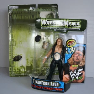 WWE Wrestlemania HHH Street Fight Action Figure 2000 Titan Tron with Belt Bucket - Picture 1 of 11